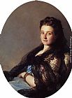 Franz Xavier Winterhalter Canvas Paintings - Portrait of a Lady